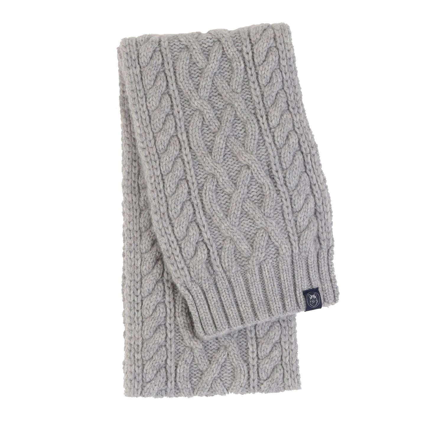 Cozy Cashmere Cable Knit Scarf: Wrap Yourself in Luxury & Style.