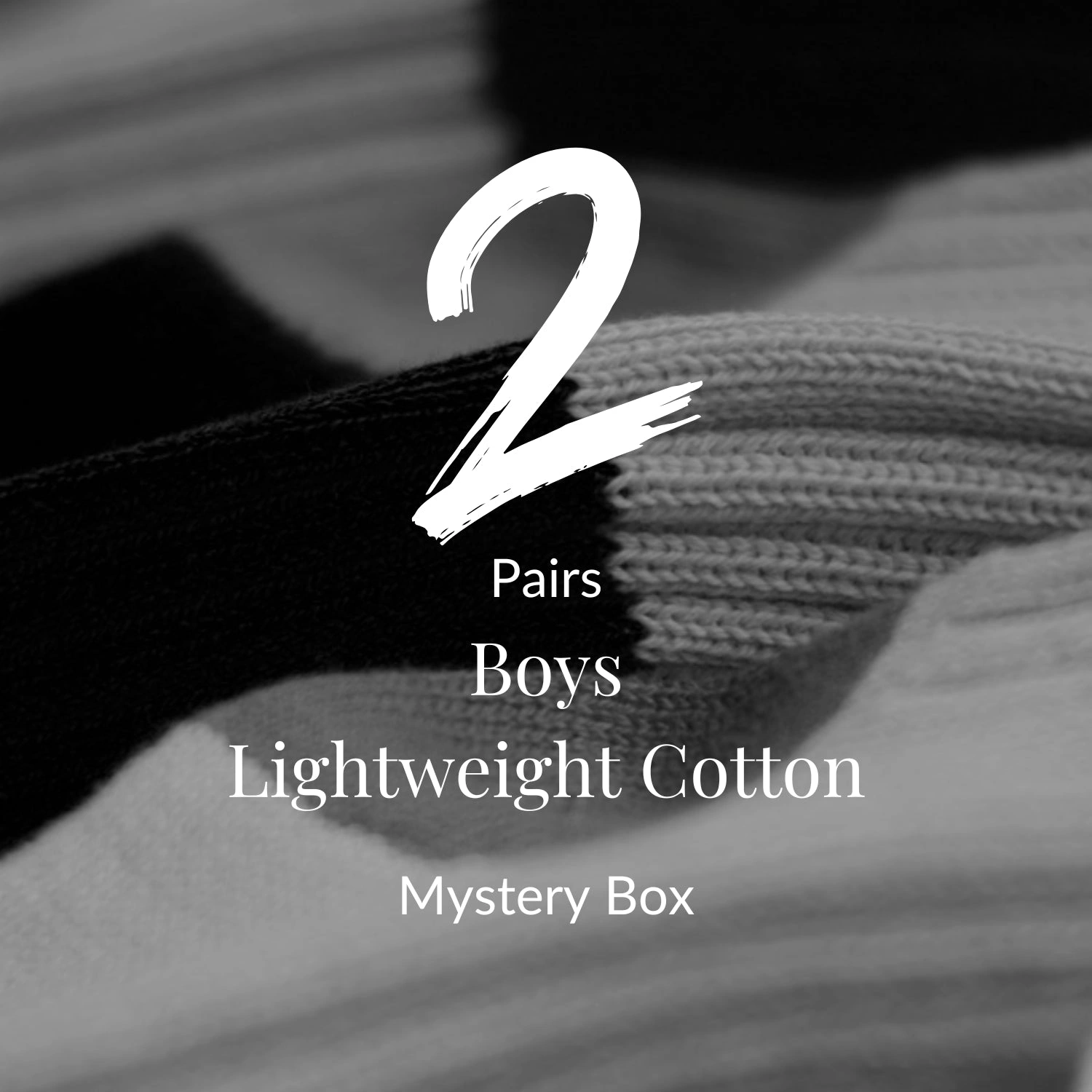 Boys' Mystery Sock Box - 2 Cool Pairs of Cotton Fun!